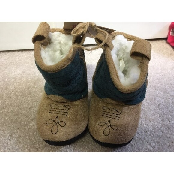 lazy one infant XS 1-3 boy boot slipper - Picture 3 of 5